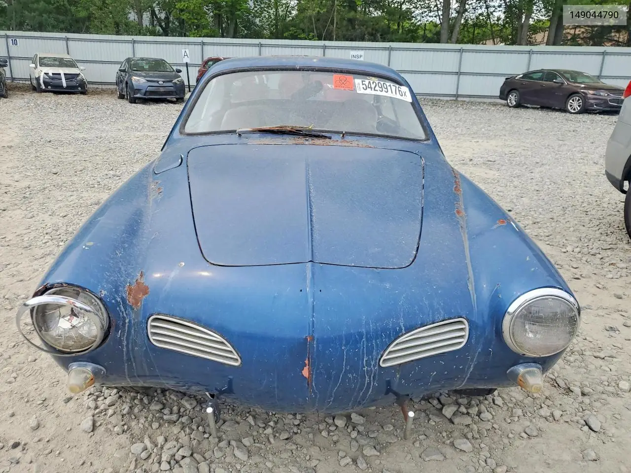 1969 Volkswagen Karmann Ghia VIN: 149044790 Lot: 54299176