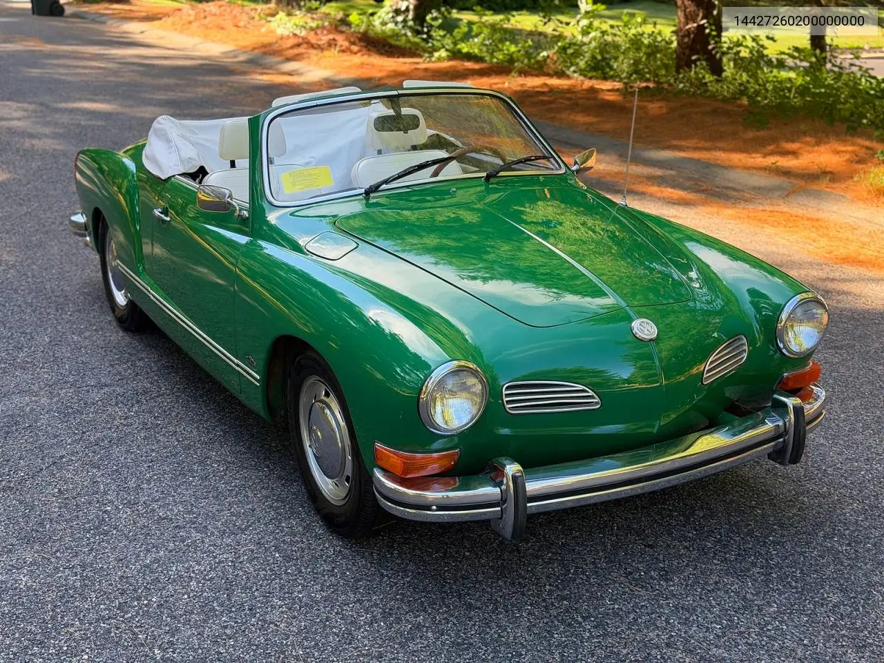 1974 Volkswagen Karmanghia VIN: 14427260200000000 Lot: 59977956