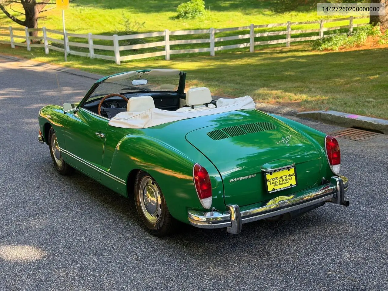 1974 Volkswagen Karmanghia VIN: 14427260200000000 Lot: 59977956