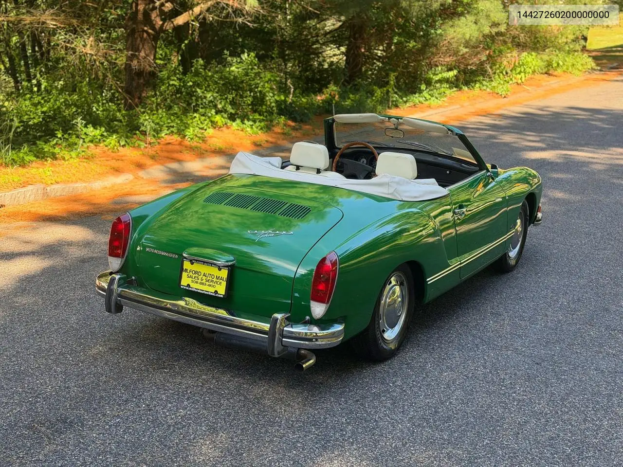 1974 Volkswagen Karmanghia VIN: 14427260200000000 Lot: 59977956