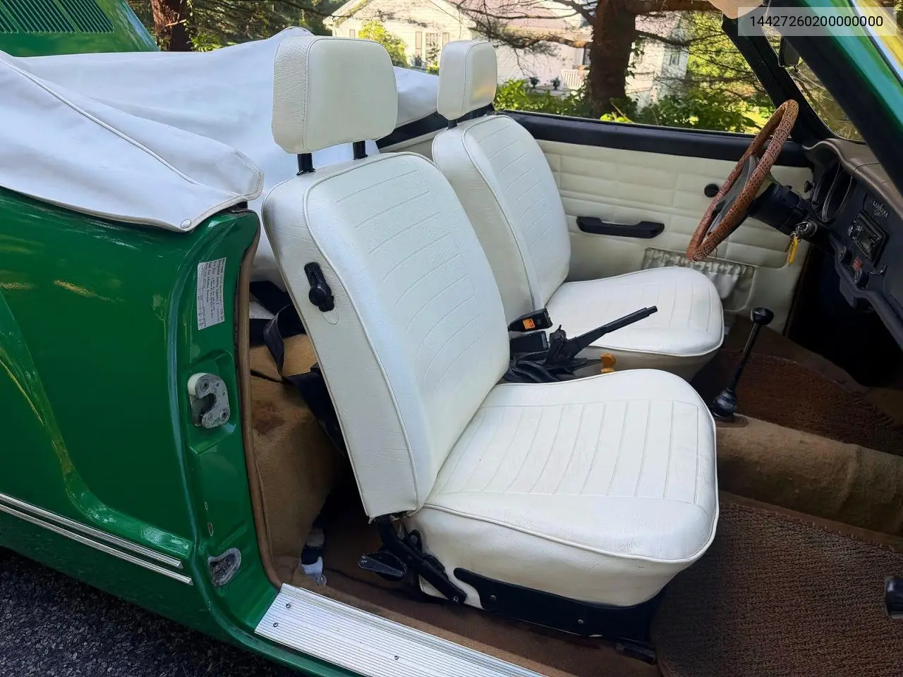1974 Volkswagen Karmanghia VIN: 14427260200000000 Lot: 59977956