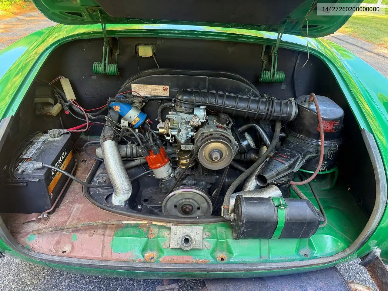 1974 Volkswagen Karmanghia VIN: 14427260200000000 Lot: 59977956