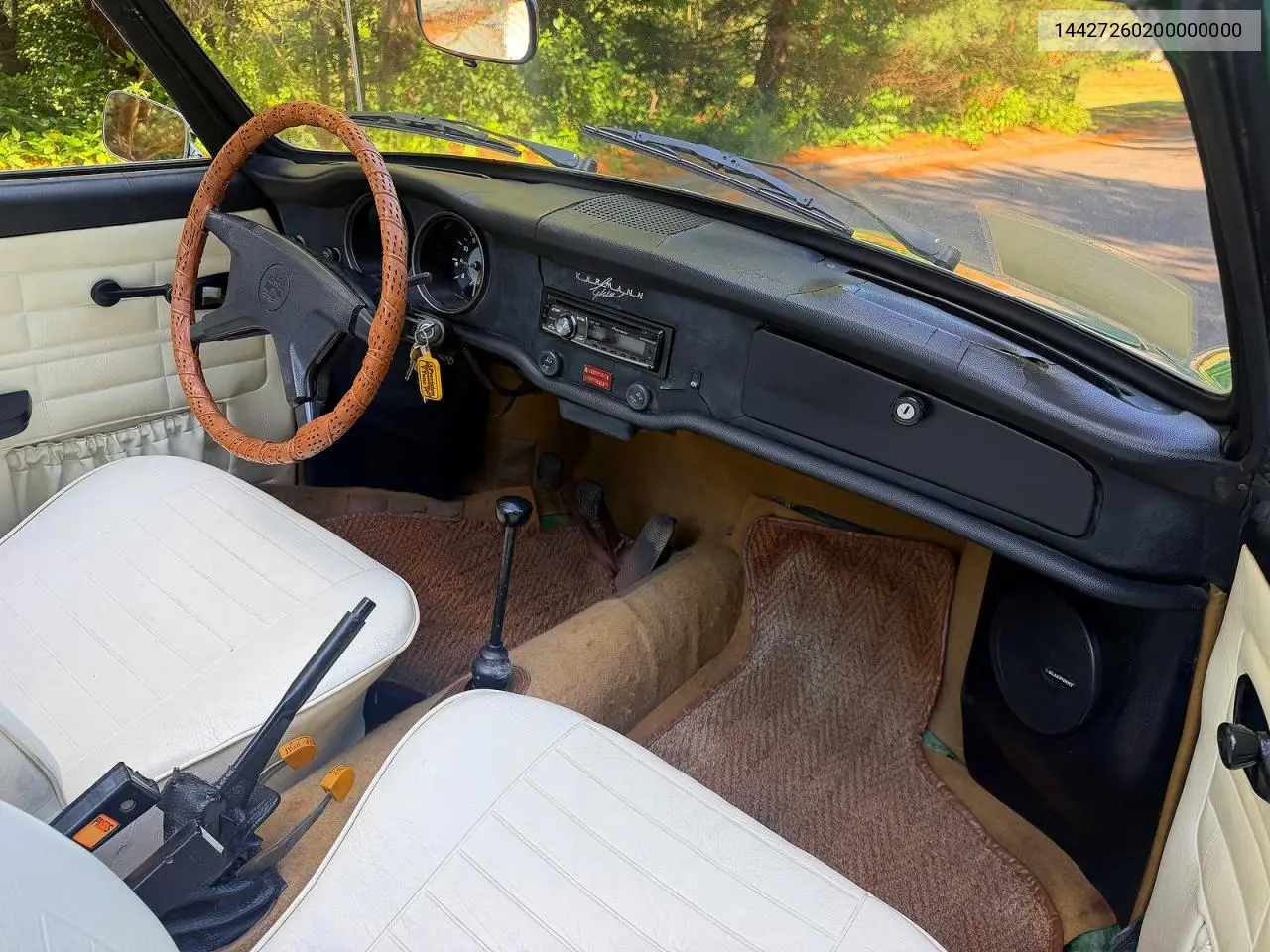 1974 Volkswagen Karmanghia VIN: 14427260200000000 Lot: 59977956