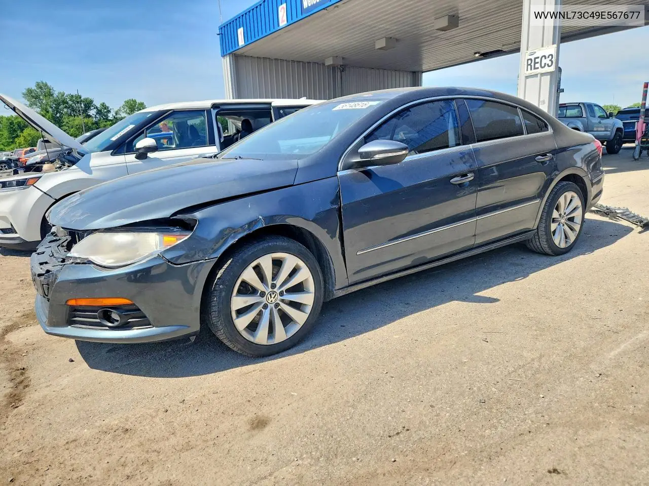 2009 Volkswagen Cc Sport VIN: WVWNL73C49E567677 Lot: 56148616