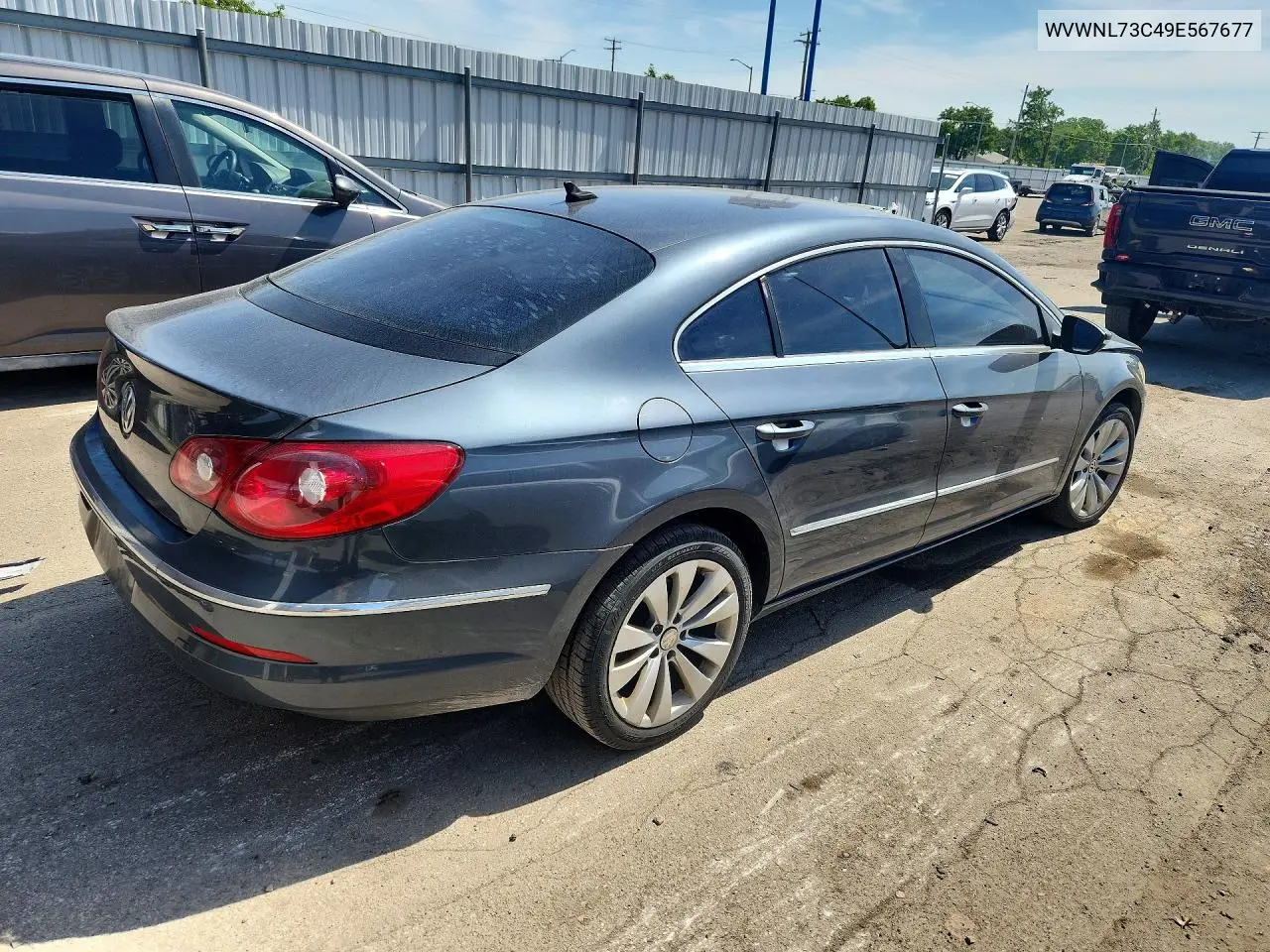 2009 Volkswagen Cc Sport VIN: WVWNL73C49E567677 Lot: 56148616