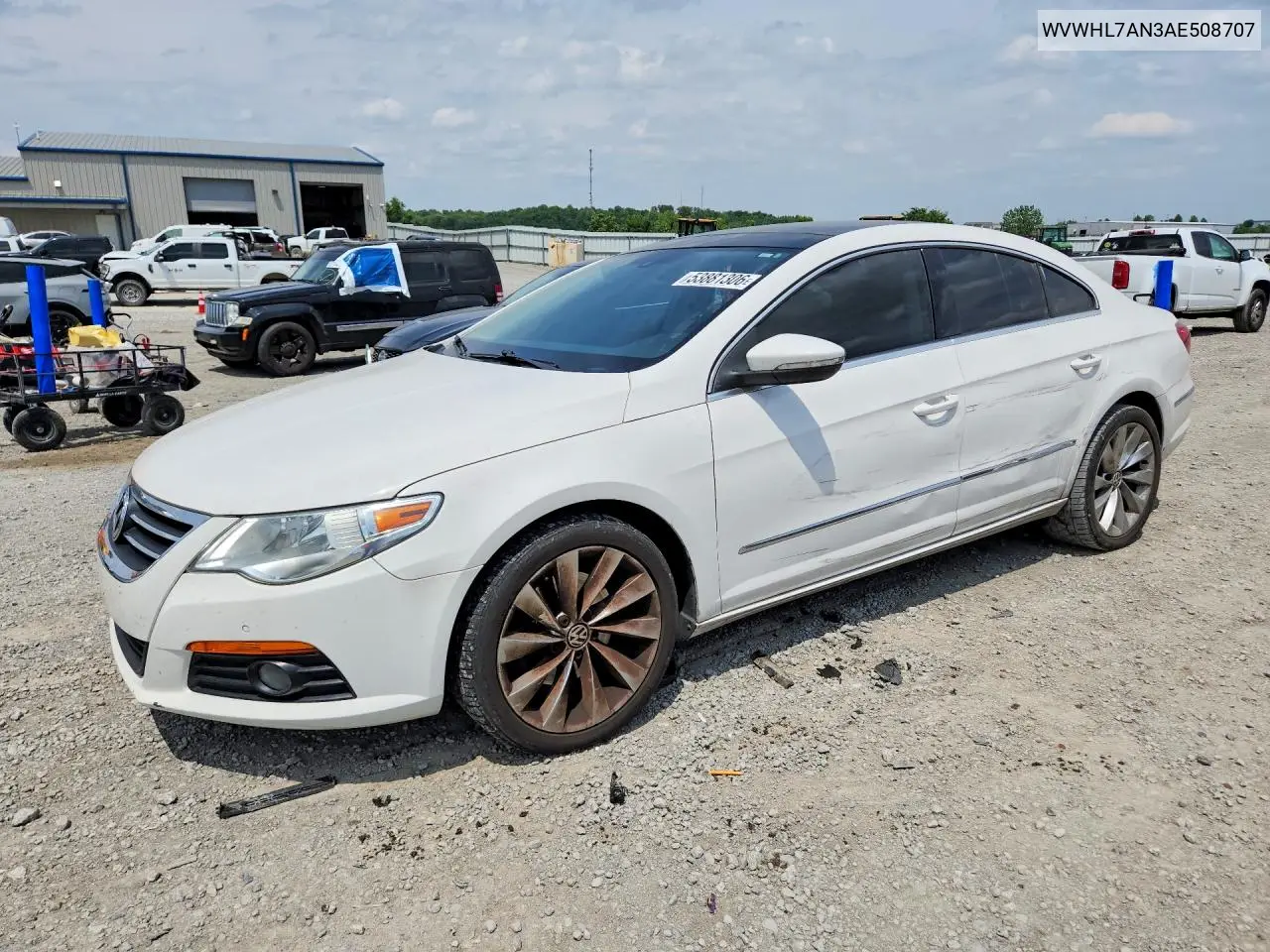 2010 Volkswagen Cc Luxury VIN: WVWHL7AN3AE508707 Lot: 53881306
