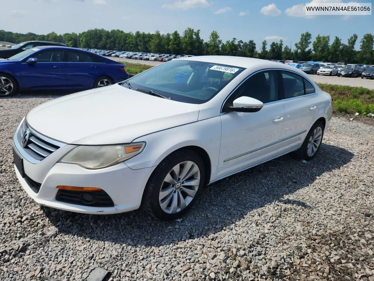 2010 Volkswagen Cc Sport VIN: WVWNN7AN4AE561056 Lot: 56679816