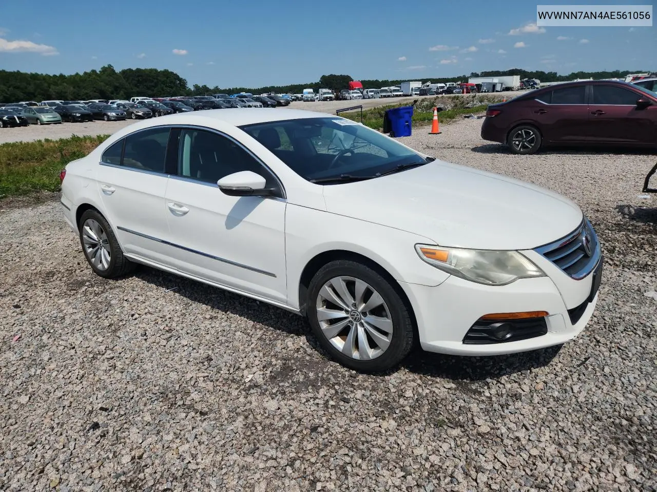 2010 Volkswagen Cc Sport VIN: WVWNN7AN4AE561056 Lot: 56679816