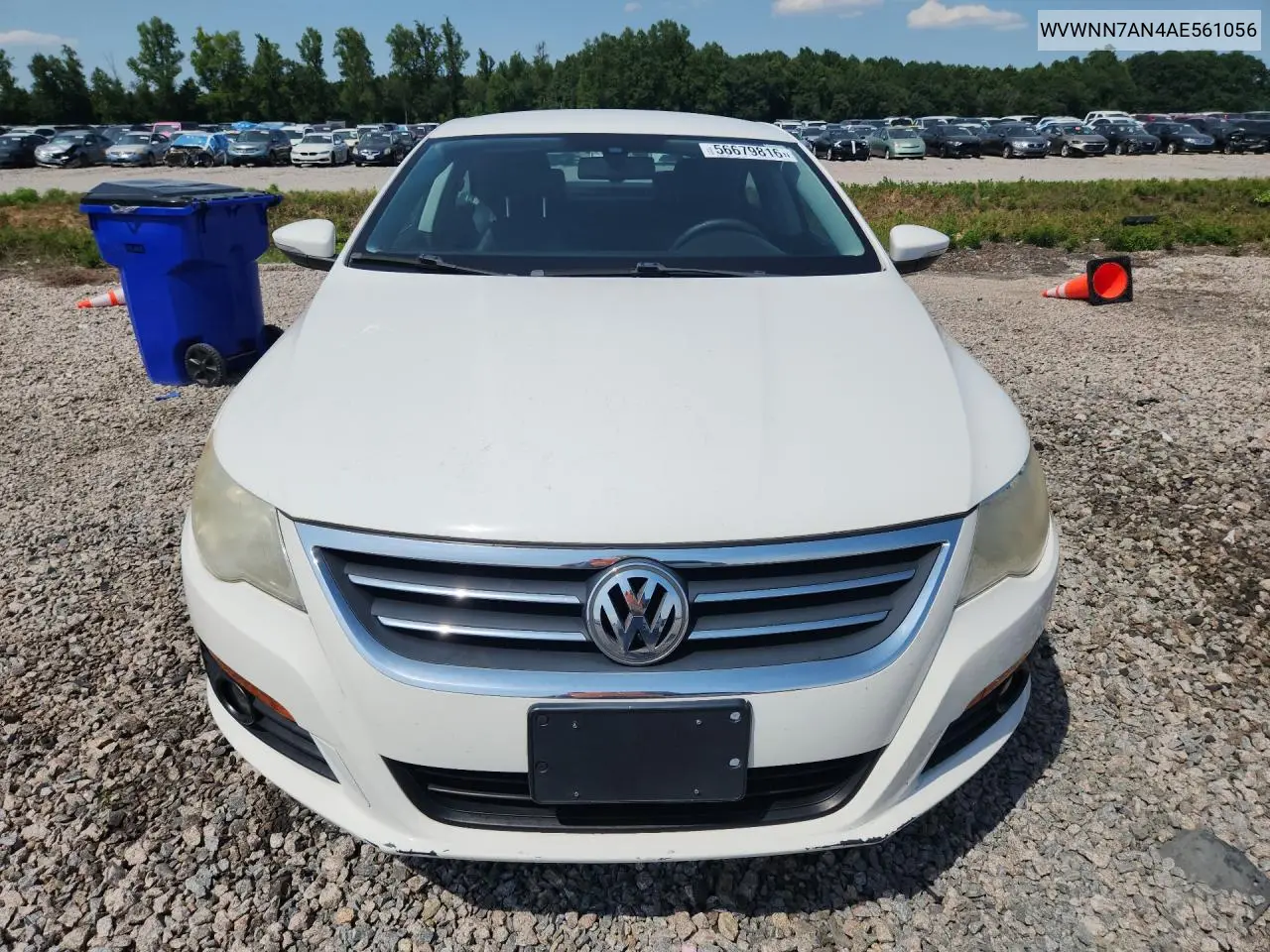 2010 Volkswagen Cc Sport VIN: WVWNN7AN4AE561056 Lot: 56679816