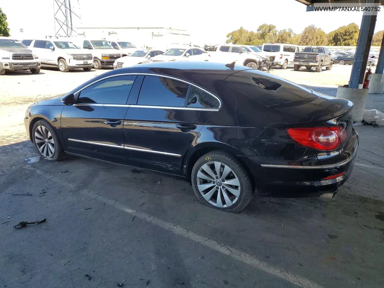 2010 Volkswagen Cc Sport VIN: WVWMP7ANXAE540752 Lot: 56735876