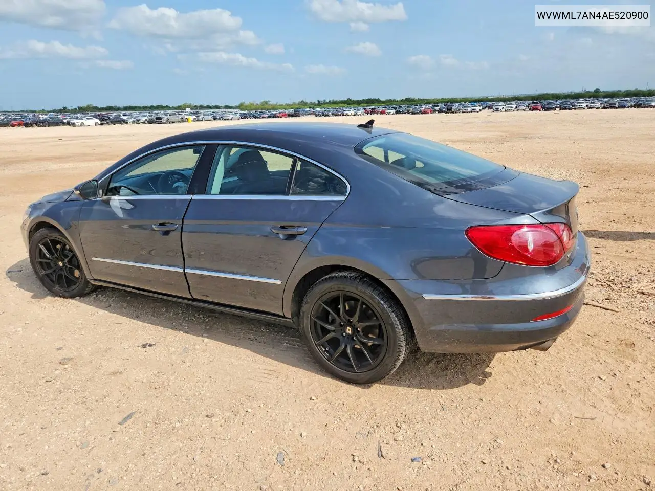 2010 Volkswagen Cc Sport VIN: WVWML7AN4AE520900 Lot: 58828246