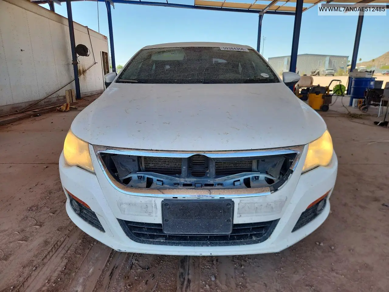 2010 Volkswagen Cc Sport VIN: WVWML7AN0AE512485 Lot: 59384356
