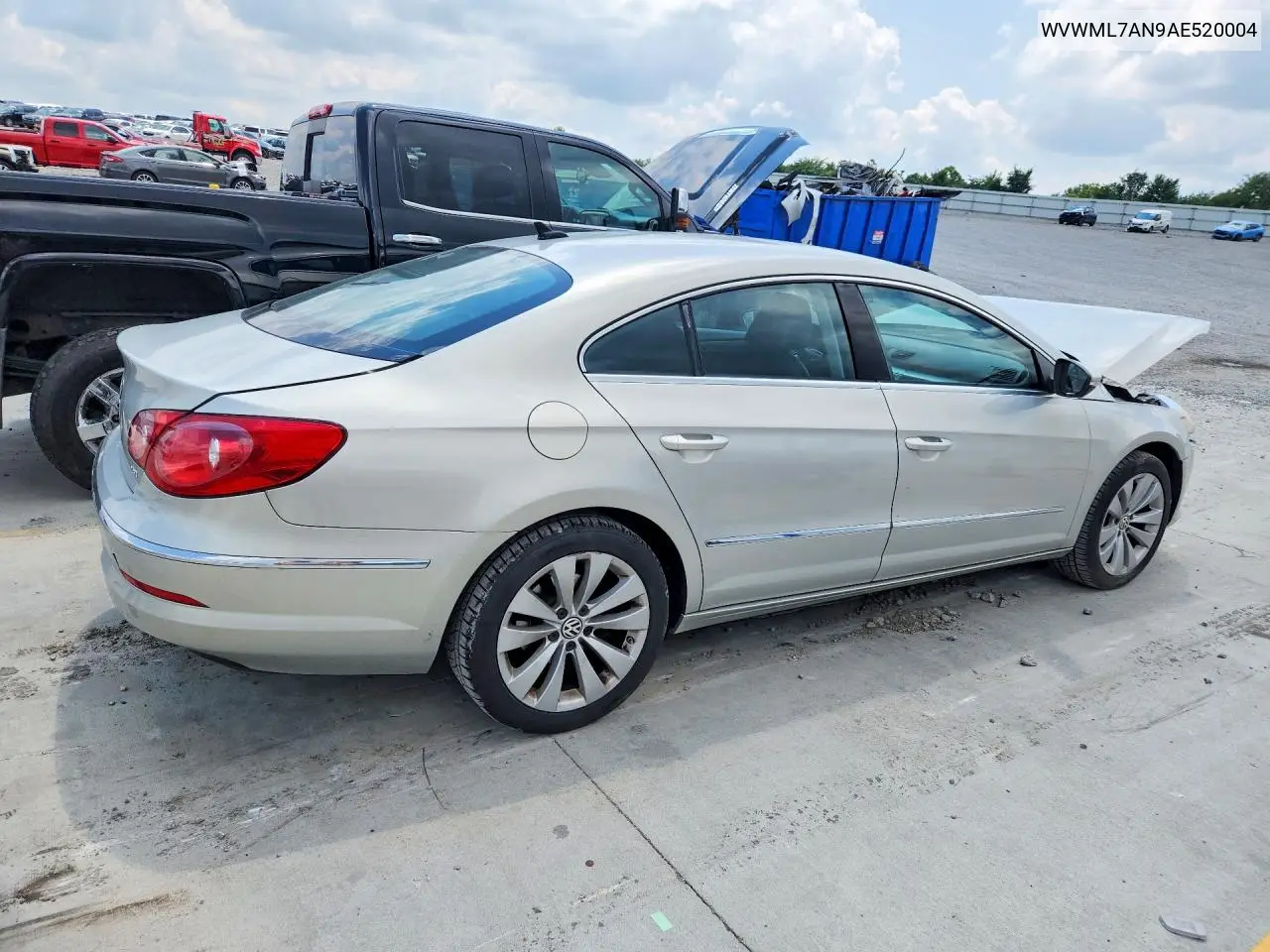 2010 Volkswagen Cc Sport VIN: WVWML7AN9AE520004 Lot: 61679026