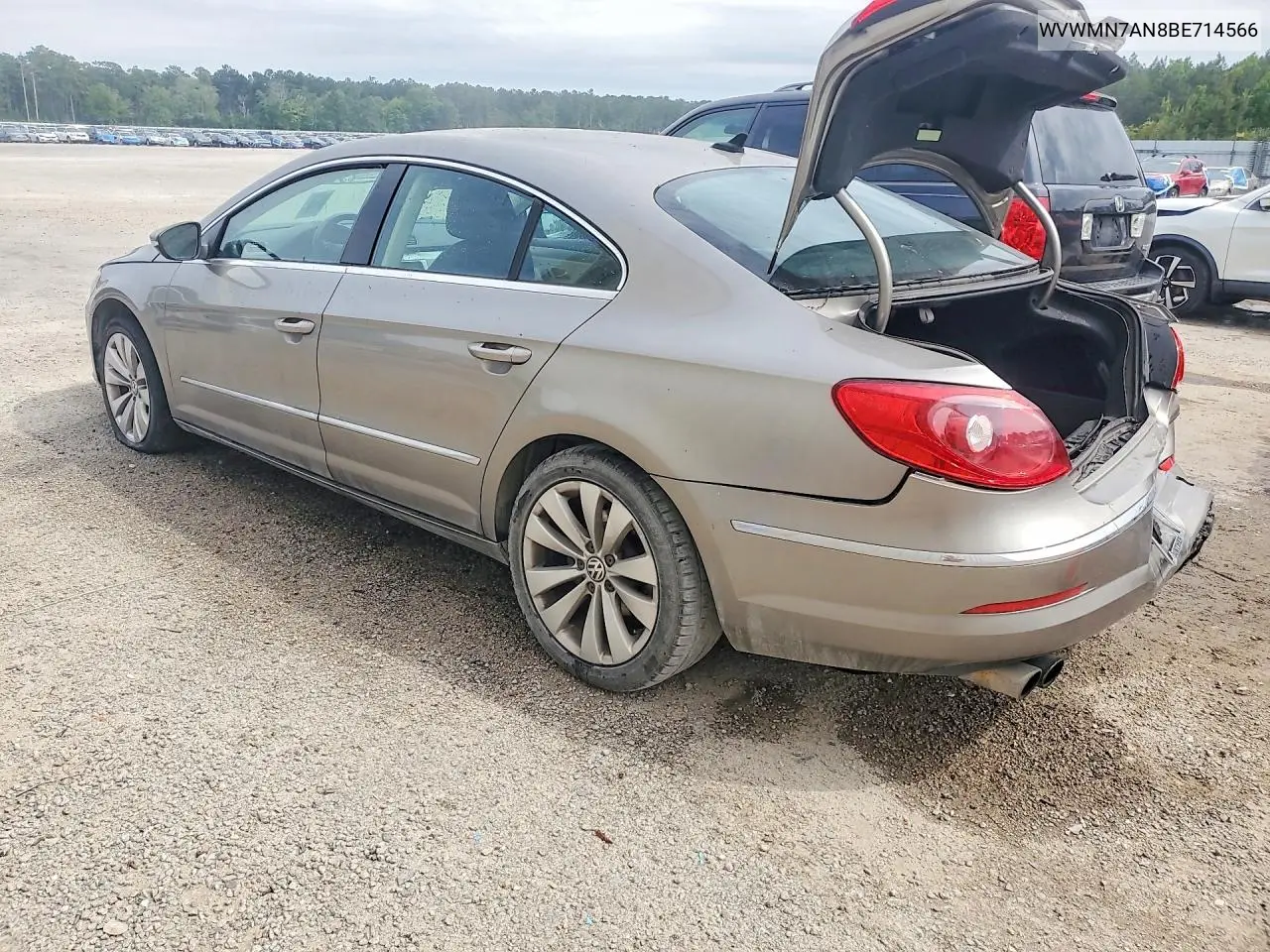 2011 Volkswagen Cc Sport VIN: WVWMN7AN8BE714566 Lot: 53336026