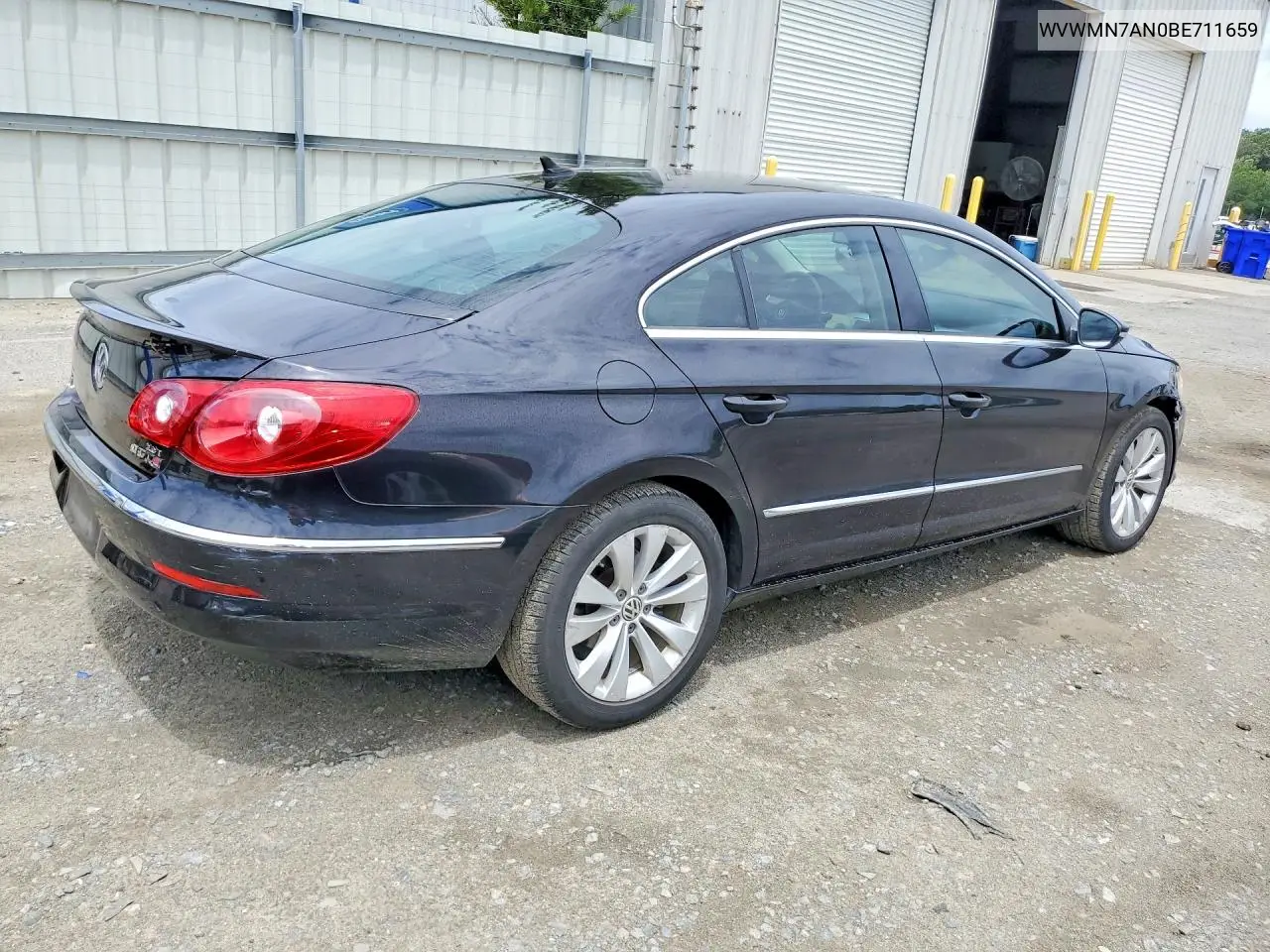 2011 Volkswagen Cc Sport VIN: WVWMN7AN0BE711659 Lot: 55136046