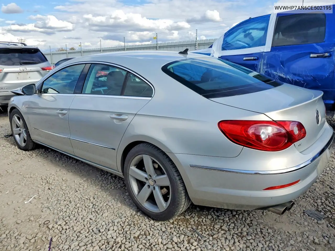 2012 Volkswagen Cc Luxury VIN: WVWHP7AN6CE502195 Lot: 53795616