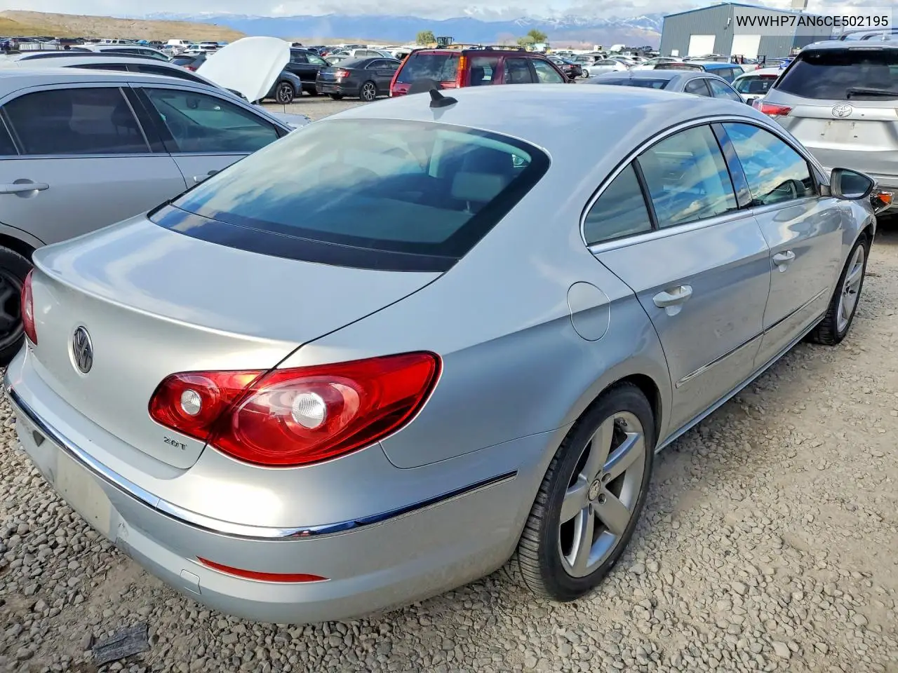 2012 Volkswagen Cc Luxury VIN: WVWHP7AN6CE502195 Lot: 53795616