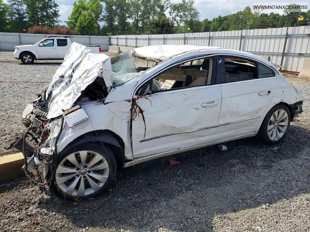 2012 Volkswagen Cc Sport VIN: WVWMN7ANXCE549055 Lot: 56444746