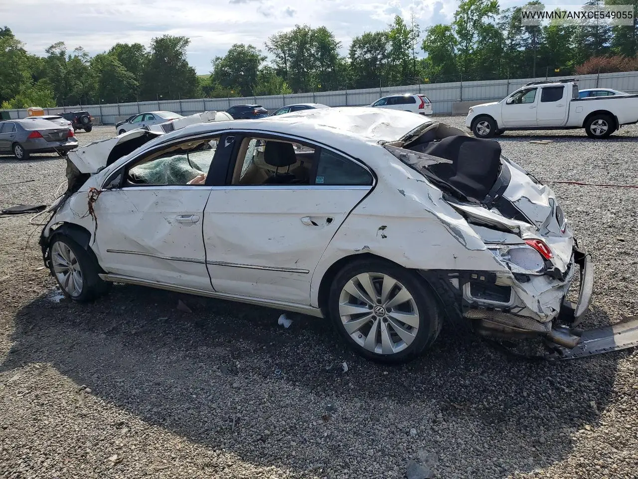 2012 Volkswagen Cc Sport VIN: WVWMN7ANXCE549055 Lot: 56444746