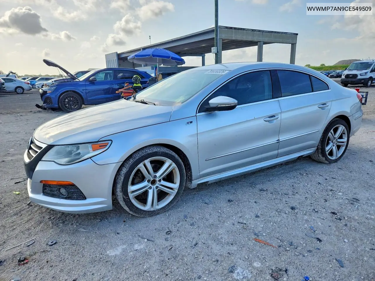 2012 Volkswagen Cc Sport VIN: WVWMP7AN9CE549509 Lot: 59656526