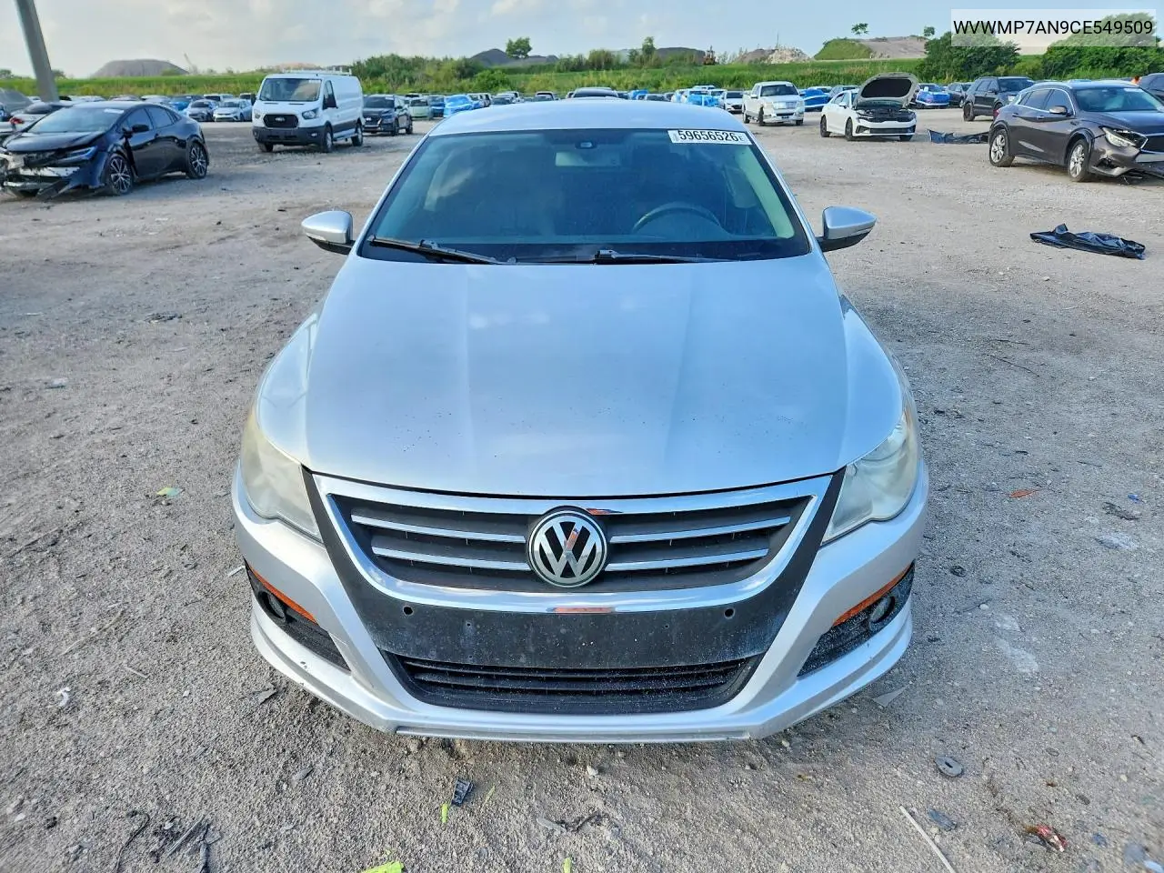 2012 Volkswagen Cc Sport VIN: WVWMP7AN9CE549509 Lot: 59656526