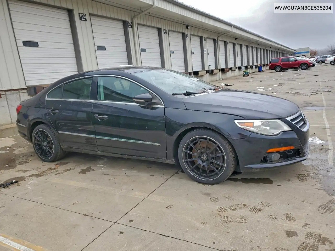 WVWGU7AN8CE535204 2012 Volkswagen Cc