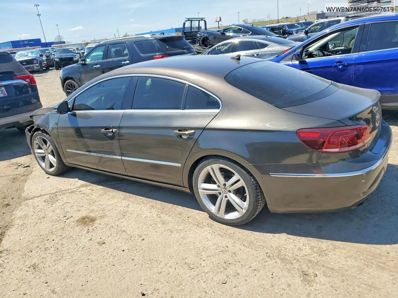 2013 Volkswagen Cc Sport VIN: WVWBN7AN6DE507619 Lot: 52313196