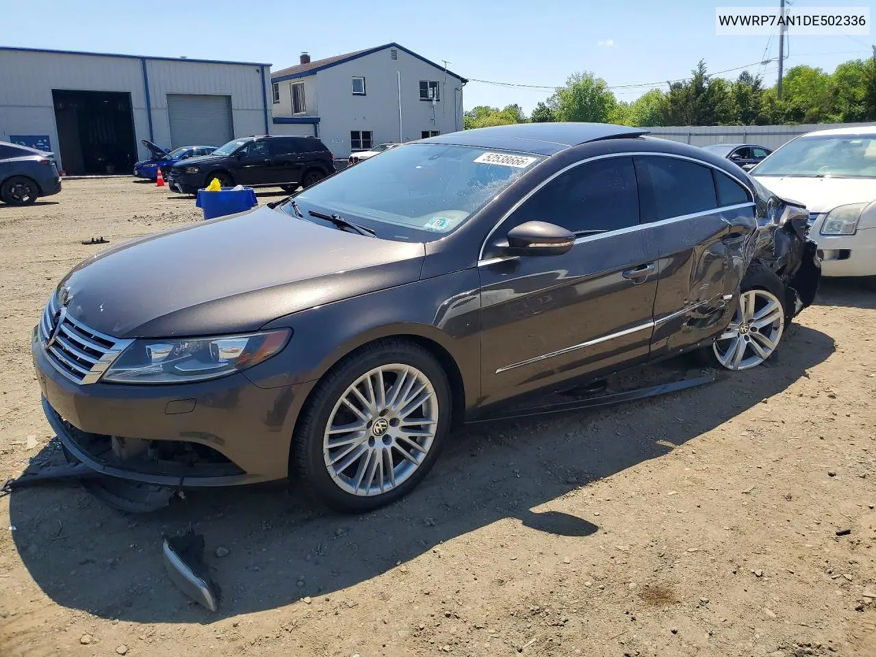 2013 Volkswagen Cc Luxury VIN: WVWRP7AN1DE502336 Lot: 52538666