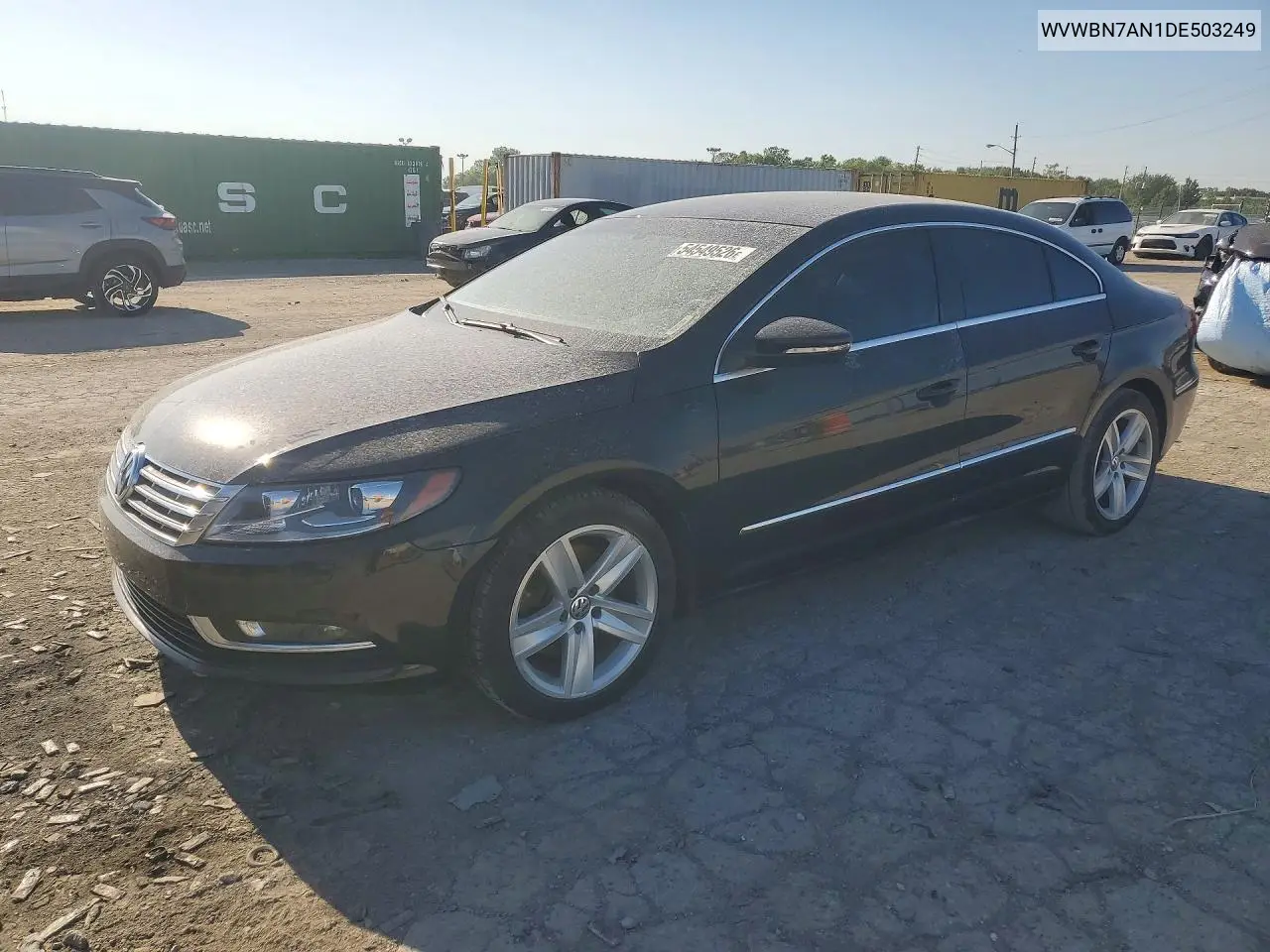 2013 Volkswagen Cc Sport VIN: WVWBN7AN1DE503249 Lot: 54549526