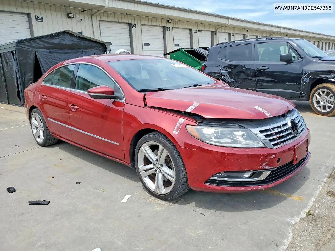 2013 Volkswagen Cc Sport VIN: WVWBN7AN9DE547368 Lot: 55310336