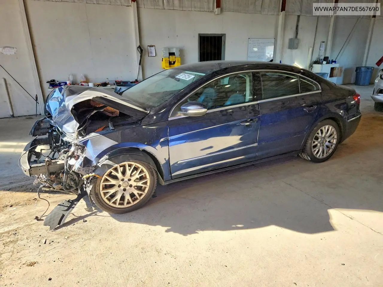 2013 Volkswagen Cc Sport VIN: WVWAP7AN7DE567690 Lot: 55716726