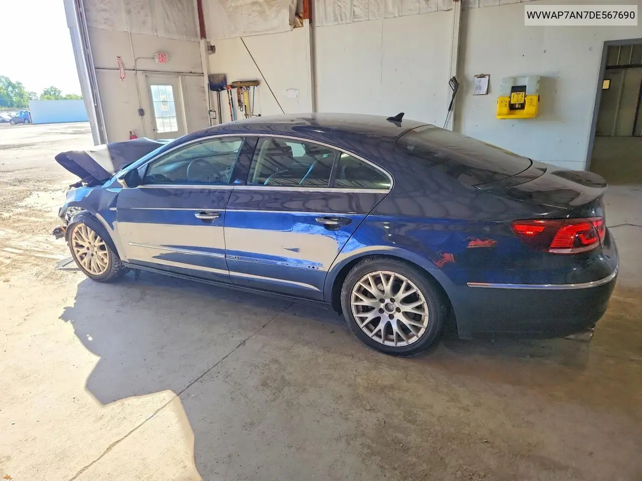2013 Volkswagen Cc Sport VIN: WVWAP7AN7DE567690 Lot: 55716726
