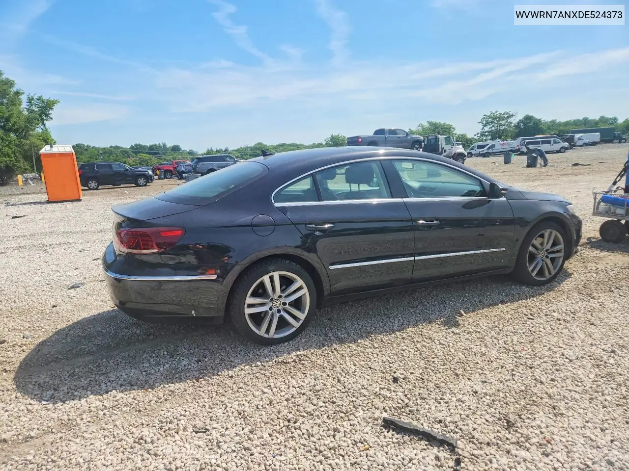 2013 Volkswagen Cc Luxury VIN: WVWRN7ANXDE524373 Lot: 56026256