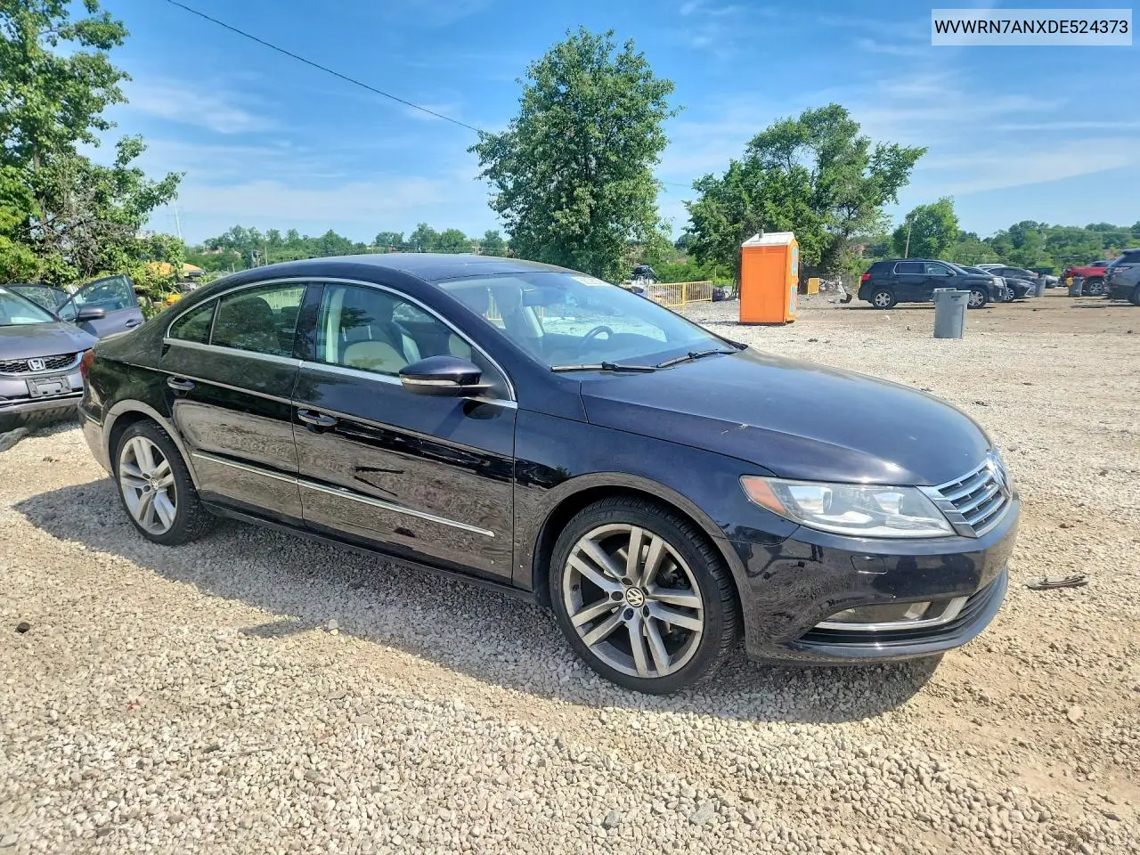 2013 Volkswagen Cc Luxury VIN: WVWRN7ANXDE524373 Lot: 56026256