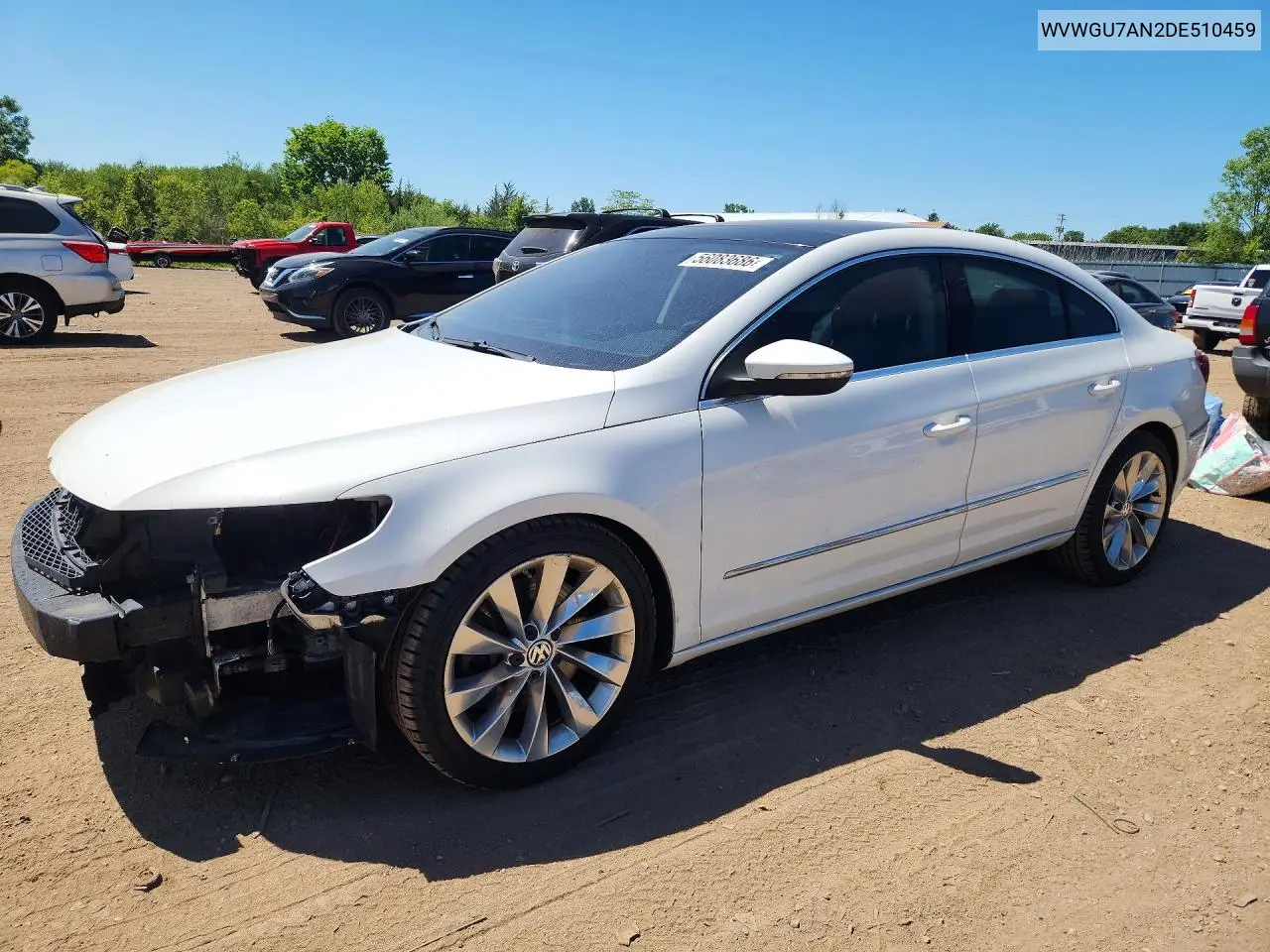 2013 Volkswagen Cc Vr6 4Motion VIN: WVWGU7AN2DE510459 Lot: 56083686