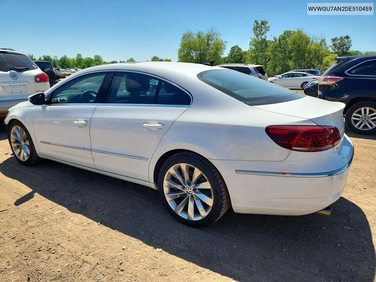 2013 Volkswagen Cc Vr6 4Motion VIN: WVWGU7AN2DE510459 Lot: 56083686