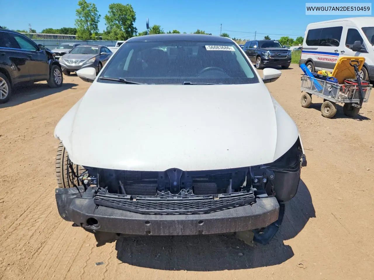 2013 Volkswagen Cc Vr6 4Motion VIN: WVWGU7AN2DE510459 Lot: 56083686