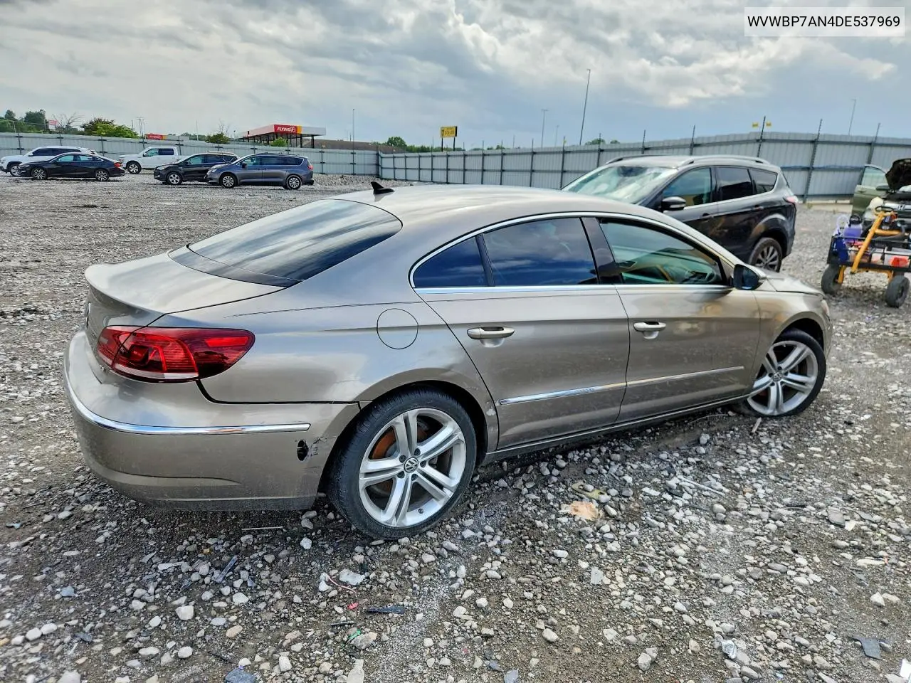 2013 Volkswagen Cc Sport VIN: WVWBP7AN4DE537969 Lot: 56425916