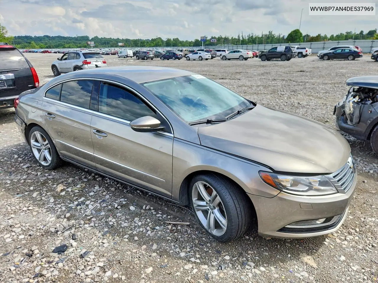 2013 Volkswagen Cc Sport VIN: WVWBP7AN4DE537969 Lot: 56425916