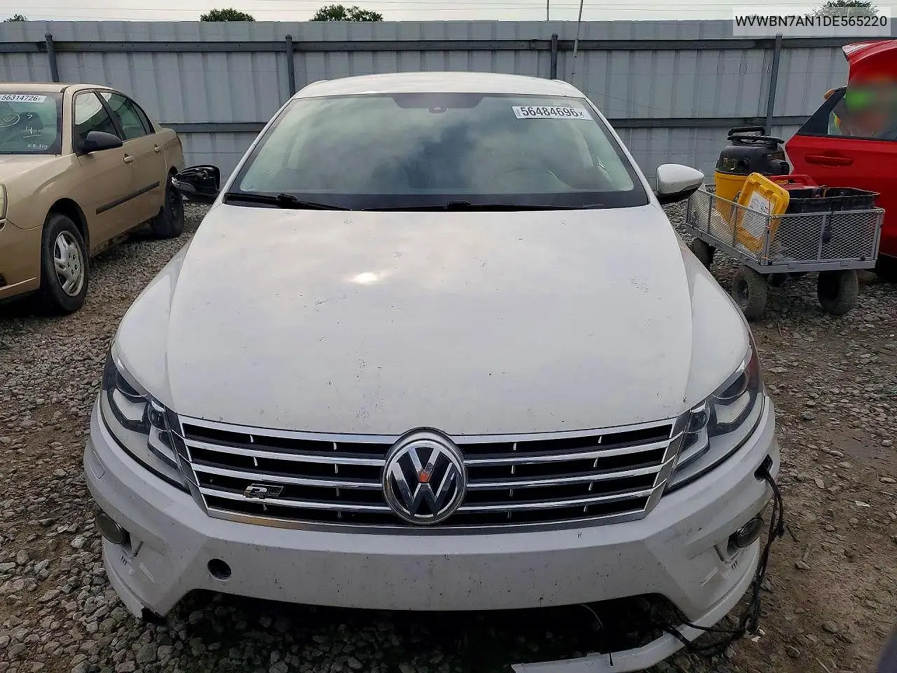 2013 Volkswagen Cc Sport VIN: WVWBN7AN1DE565220 Lot: 56484696