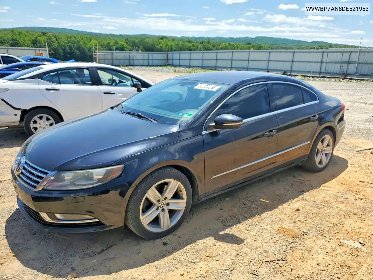 2013 Volkswagen Cc Sport VIN: WVWBP7AN8DE521953 Lot: 56588636