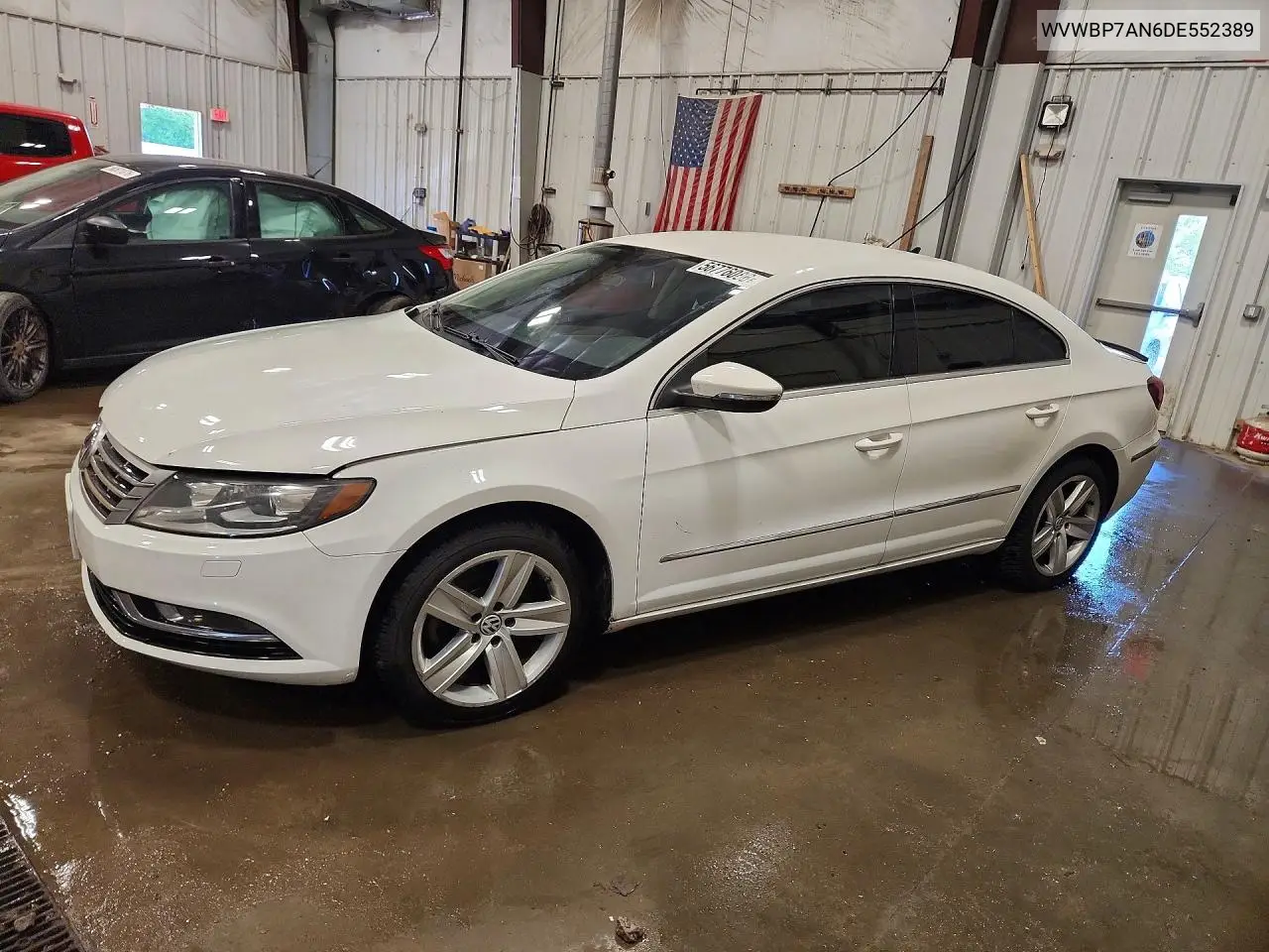 2013 Volkswagen Cc Sport VIN: WVWBP7AN6DE552389 Lot: 56776086