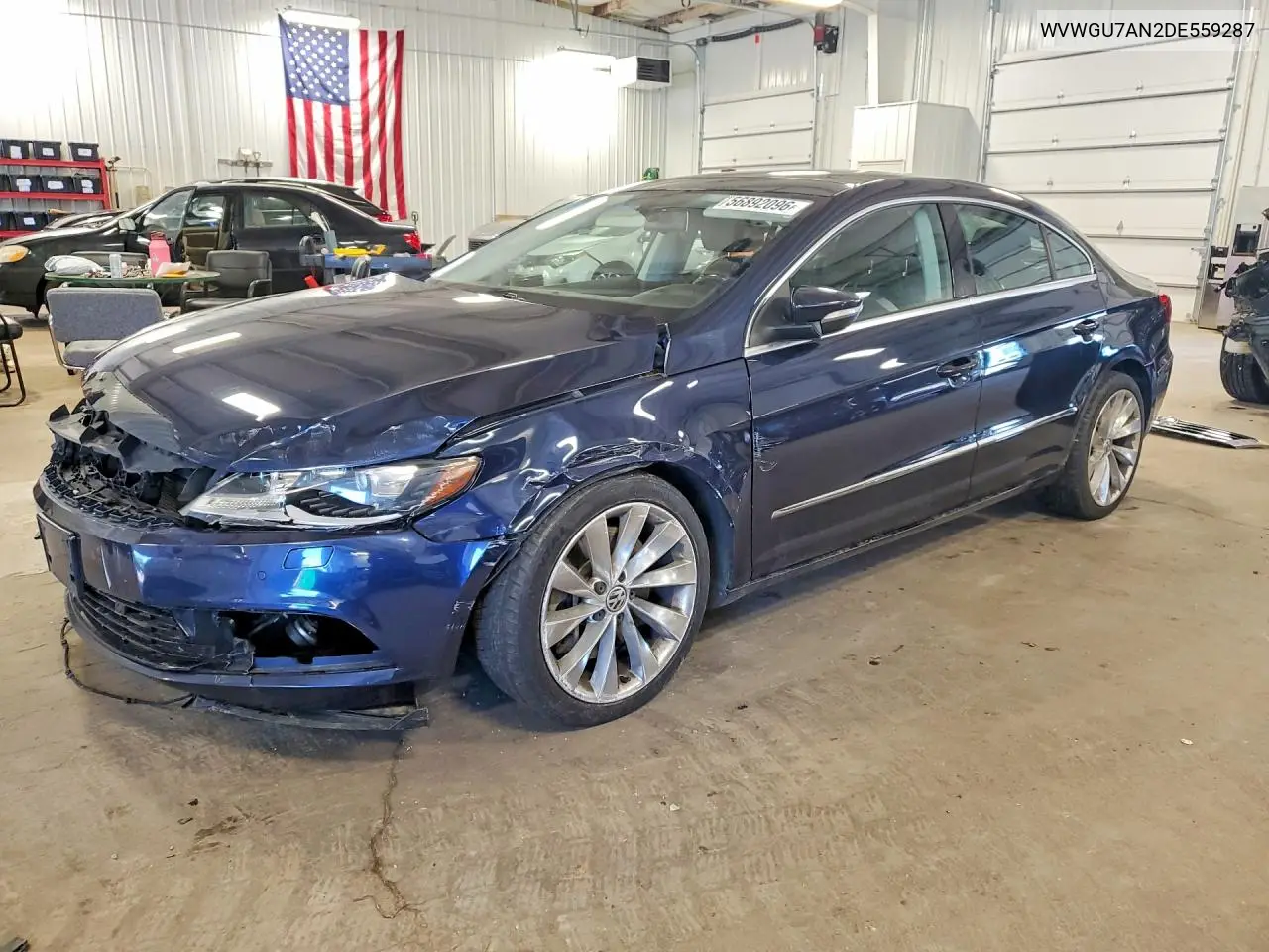 2013 Volkswagen Cc Vr6 4Motion VIN: WVWGU7AN2DE559287 Lot: 56892096