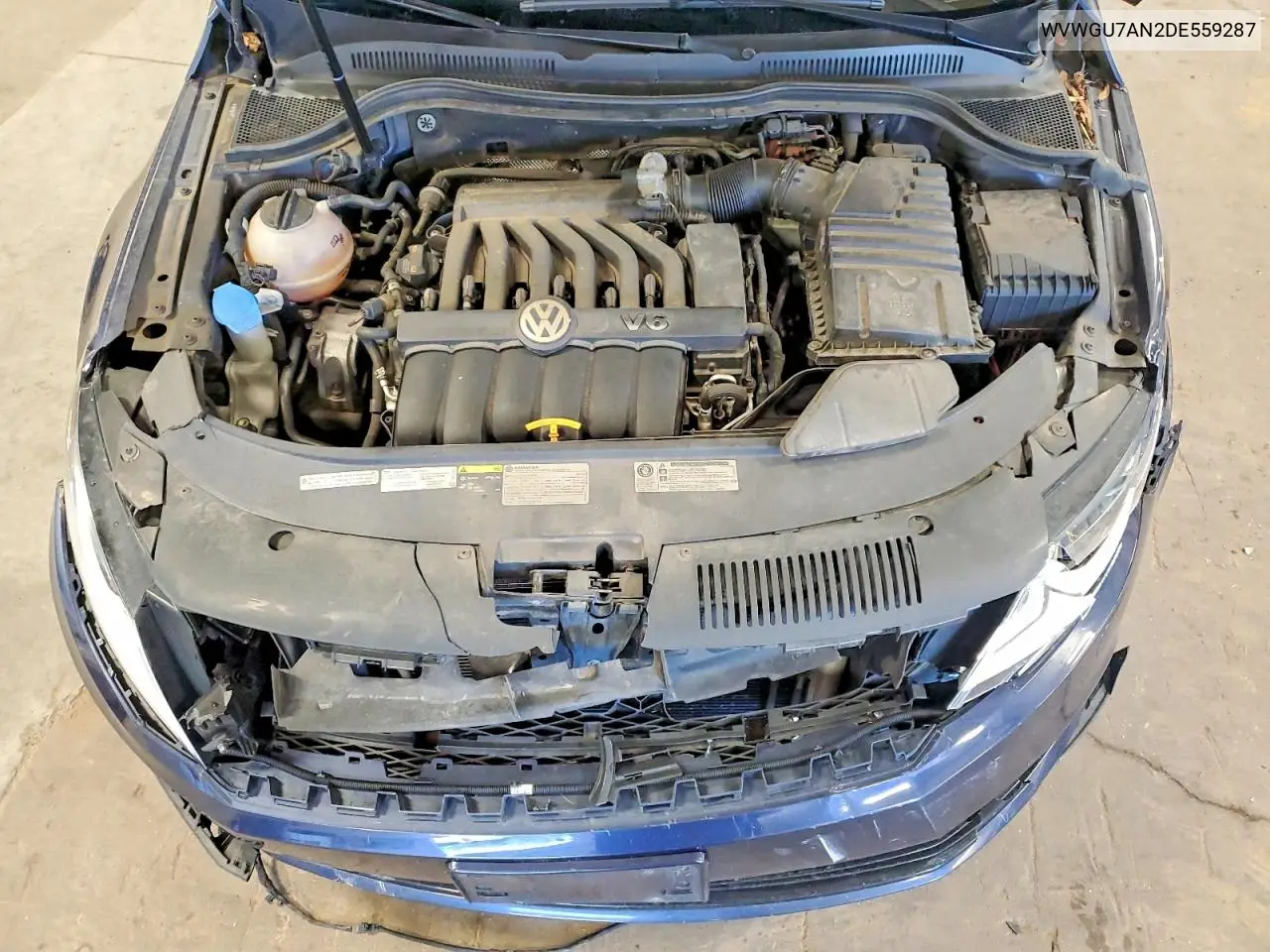 2013 Volkswagen Cc Vr6 4Motion VIN: WVWGU7AN2DE559287 Lot: 56892096