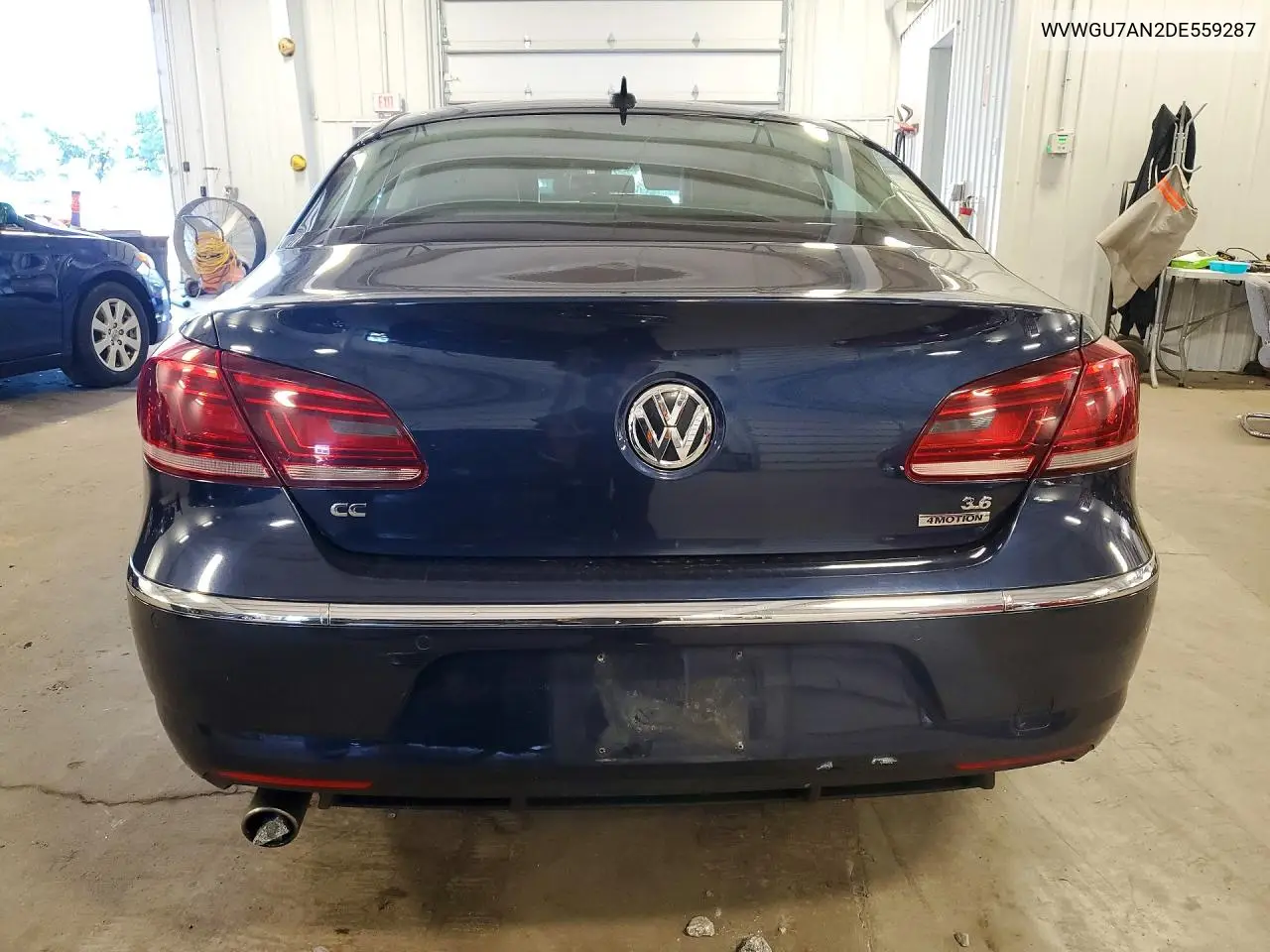 2013 Volkswagen Cc Vr6 4Motion VIN: WVWGU7AN2DE559287 Lot: 56892096
