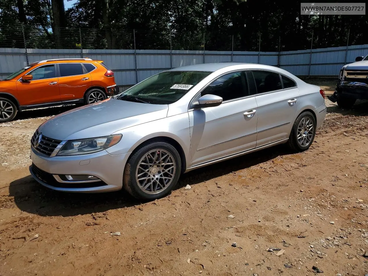 2013 Volkswagen Cc Sport VIN: WVWBN7AN9DE507727 Lot: 57694966