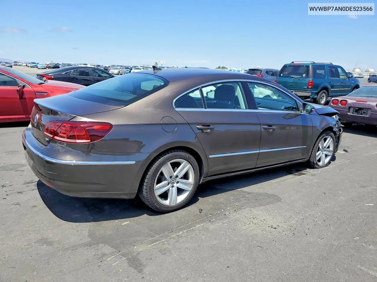 2013 Volkswagen Cc Sport VIN: WVWBP7AN0DE523566 Lot: 58311186