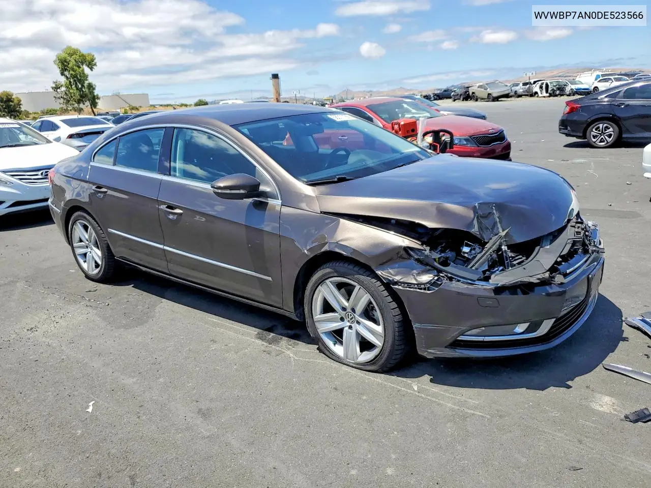 2013 Volkswagen Cc Sport VIN: WVWBP7AN0DE523566 Lot: 58311186