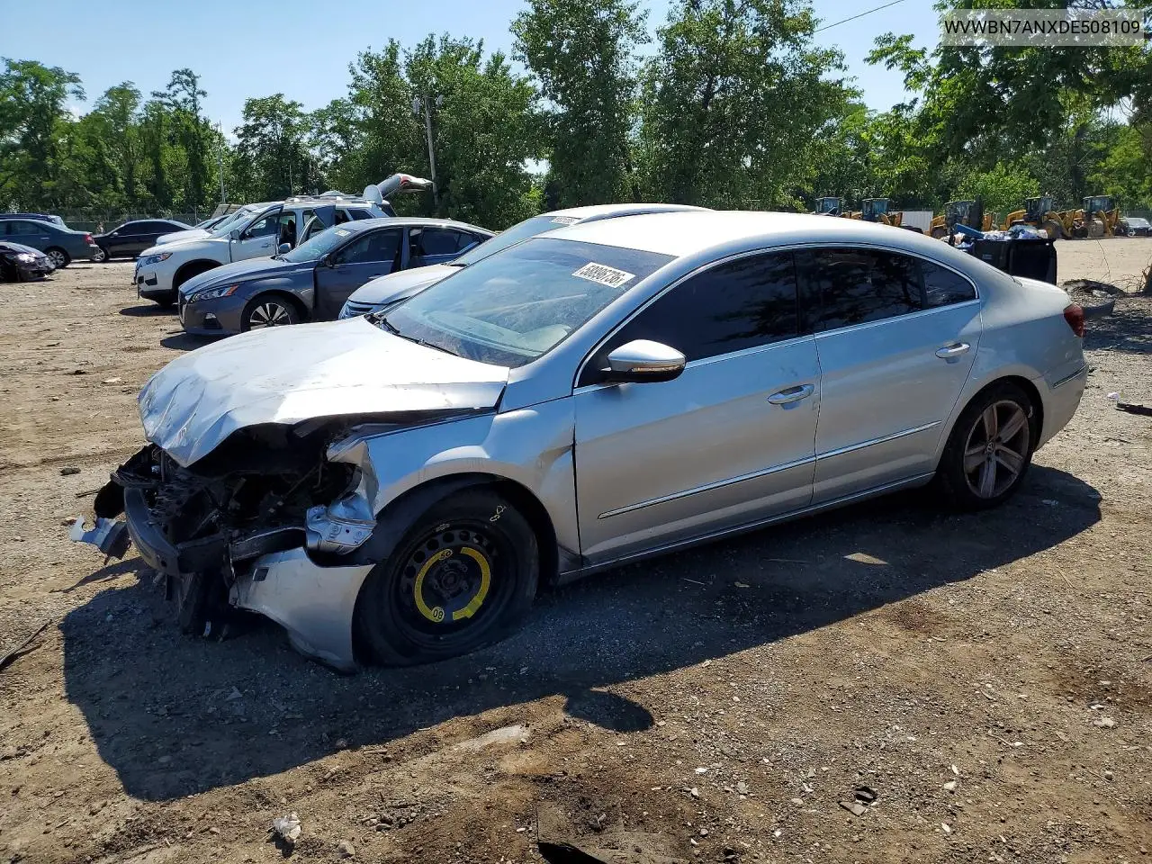 2013 Volkswagen Cc Sport VIN: WVWBN7ANXDE508109 Lot: 58896736
