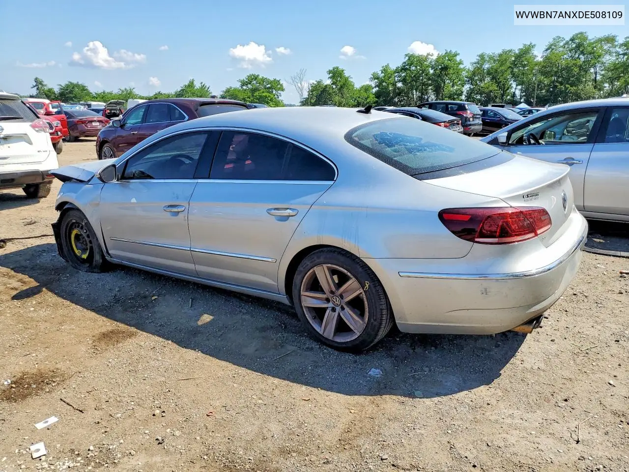 2013 Volkswagen Cc Sport VIN: WVWBN7ANXDE508109 Lot: 58896736